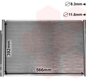 Condensator climatizare -> CHEVROLET AVEO limuzina (T300) 1.2 benzina 69 cai -> VAN WEZEL 08005048