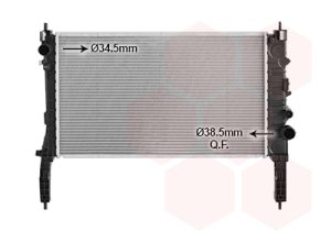 Radiator racire motor -> CHEVROLET TRAX 1.4 LPG Benzina/Autogaz (GPL) 140 cai -> VAN WEZEL 37002654