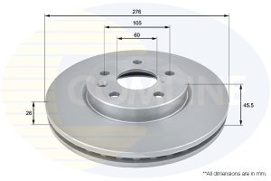 Disc frana -> CHEVROLET CRUZE hatchback (J305) 1.4 benzina 140 cai -> COMLINE ADC1151V