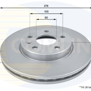 Disc frana -> CHEVROLET AVEO hatchback (T300) 1.2 benzina 69 cai -> COMLINE ADC1151V
