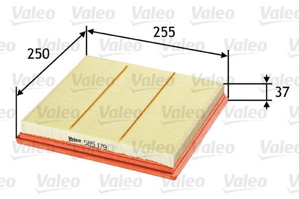 Filtru aer -> CHEVROLET CRUZE Station Wagon (J308) 1.4 benzina 101 cai -> VALEO 585179