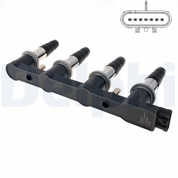 Bobina de inductie -> CHEVROLET CRUZE (J300) 1.6 benzina 124 cai -> DELPHI CE87662-12B1A