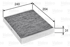 Filtru polen -> CHEVROLET CRUZE Station Wagon (J308) 1.4 benzina 140 cai -> VALEO 715752