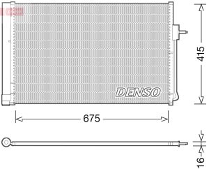 Condensator climatizare -> CHEVROLET VOLT EV 150 benzina/elector 151 cai -> DENSO DCN15001