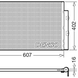Condensator climatizare -> CHEVROLET AVEO hatchback (T300) 1.2 benzina 69 cai -> DENSO DCN15008