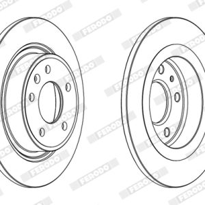 Disc frana -> CHEVROLET CRUZE Station Wagon (J308) 1.4 benzina 140 cai -> FERODO DDF1871C