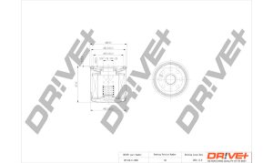 Filtru ulei -> CHEVROLET SPARK 0.8 benzina 50 cai -> DRIVE DP1110.11.0021
