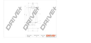 Filtru ulei -> CHEVROLET CRUZE Station Wagon (J308) 1.6 benzina 124 cai -> DRIVE DP1110.11.0098