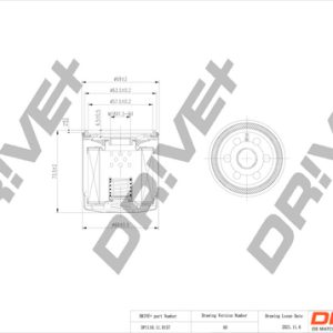 Filtru ulei -> CHEVROLET SPARK 1.0 SX benzina 67 cai -> DRIVE DP1110.11.0157