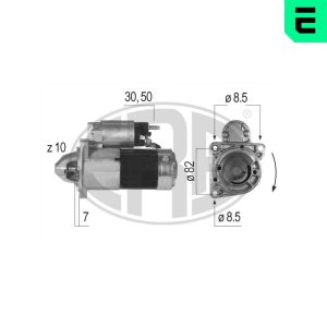 Electromotor -> CHEVROLET CRUZE (J300) 2.0 CDI diesel 125 cai -> ERA 220643A