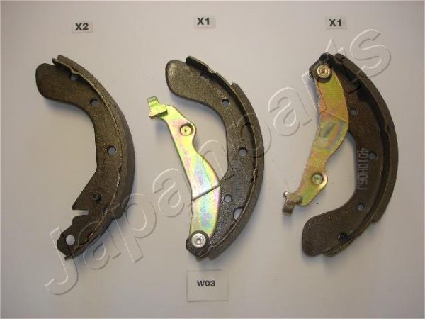 Set saboti frana -> CHEVROLET SPARK (M300) 1.0 benzina 68 cai -> JAPANPARTS GF-W03AF