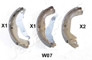 Set saboti frana -> CHEVROLET CRUZE (J300) 1.6 benzina 109 cai -> JAPANPARTS GF-W07AF