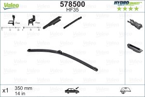 Lamela stergator -> CHEVROLET AVEO hatchback (T300) 1.2 benzina 69 cai -> VALEO 578500