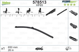 Lamela stergator -> CHEVROLET AVEO hatchback (T300) 1.2 benzina 69 cai -> VALEO 578513