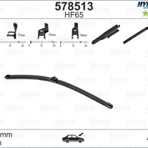 Lamela stergator -> CHEVROLET AVEO hatchback (T300) 1.2 benzina 69 cai -> VALEO 578513