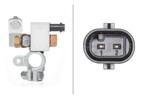 Senzor management baterie -> CHEVROLET AVEO hatchback (T300) 1.2 benzina 69 cai -> HELLA 6PK 010 557-901