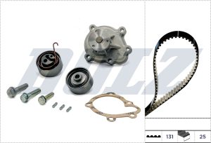 Set pompa apa + curea dintata -> CHEVROLET TRAX 1.7 TD diesel 131 cai -> DOLZ KD137