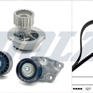 Set pompa apa + curea dintata -> CHEVROLET CRUZE (J300) 1.6 benzina 109 cai -> DOLZ KD144