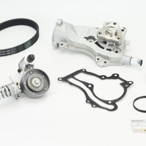 Pompa apa + Set curea transmisie cu caneluri -> CHEVROLET AVEO limuzina (T300) 1.2 benzina 69 cai -> CONTITECH 6PK1400WP1