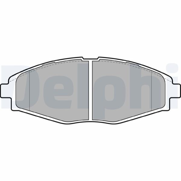 Placute frana -> CHEVROLET SPARK 0.8 benzina 50 cai -> DELPHI LP1390