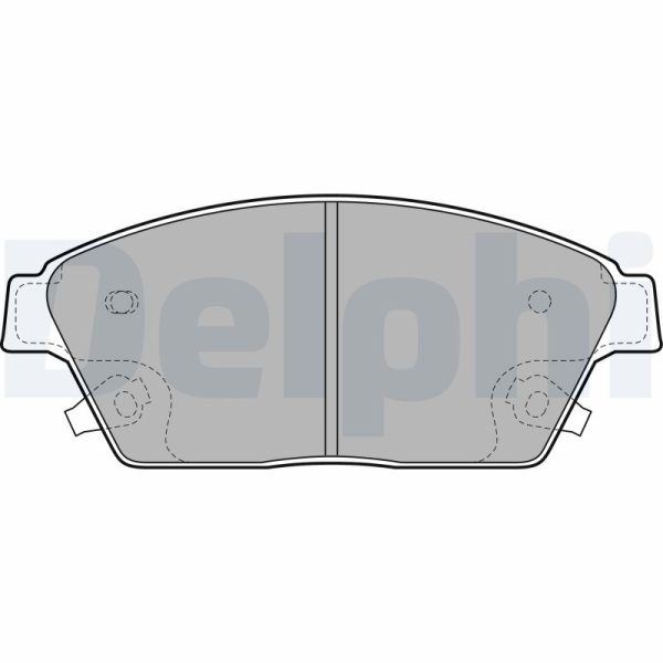 Placute frana -> CHEVROLET TRAX 1.4 LPG Benzina/Autogaz (GPL) 140 cai -> DELPHI LP2170