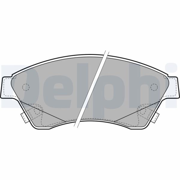 Placute frana -> CHEVROLET CRUZE Station Wagon (J308) 1.4 benzina 140 cai -> DELPHI LP2171