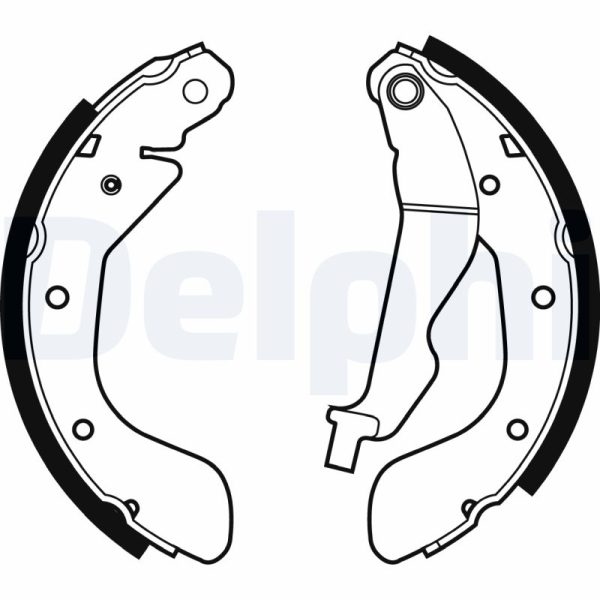 Set saboti frana -> CHEVROLET SPARK (M300) 1.0 benzina 68 cai -> DELPHI LS1969