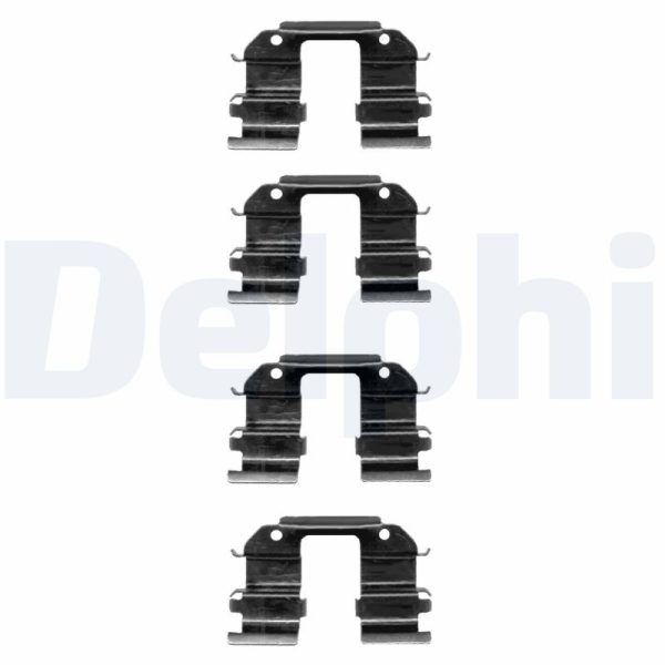 Set accesorii placute frana -> CHEVROLET SPARK Caseta/ Hatchback (M200, M250) 0.8 benzina 52 cai -> DELPHI LX0372