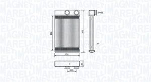 Schimbator caldura incalzire habitaclu -> CHEVROLET CRUZE Station Wagon (J308) 1.4 benzina 140 cai -> MAGNETI MARELLI 350218478000