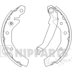 Set saboti frana -> CHEVROLET SPARK 0.8 benzina 50 cai -> NIPPARTS J3500905