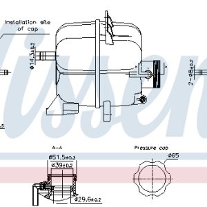 Vas de expansiune racire -> CHEVROLET SPARK (M300) 1.0 benzina 68 cai -> NISSENS 996343