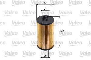 Filtru ulei -> CHEVROLET AVEO hatchback (T300) 1.2 benzina 69 cai -> VALEO 586531