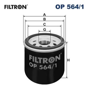 Filtru ulei -> CHEVROLET SPARK 1.0 SX benzina 67 cai -> FILTRON OP 564/1