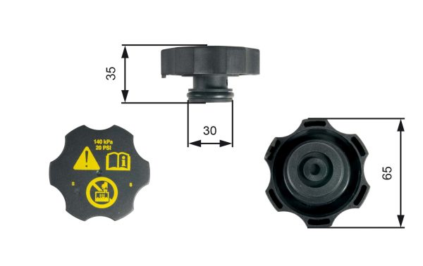Buson vas expansiune -> CHEVROLET CRUZE hatchback (J305) 1.4 benzina 140 cai -> GATES RC249
