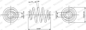 Arc spiral -> CHEVROLET CRUZE Station Wagon (J308) 1.4 benzina 140 cai -> MONROE SP3514