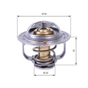 Termostat lichid racire -> CHEVROLET CRUZE (J300) 1.7 TD diesel 110 cai -> GATES TH42589G1