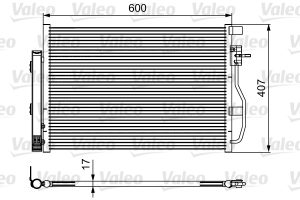 Condensator climatizare -> CHEVROLET AVEO hatchback (T300) 1.2 benzina 69 cai -> VALEO 814478