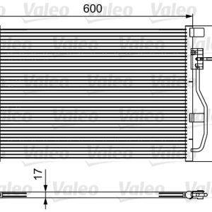 Condensator climatizare -> CHEVROLET AVEO hatchback (T300) 1.2 benzina 69 cai -> VALEO 814478