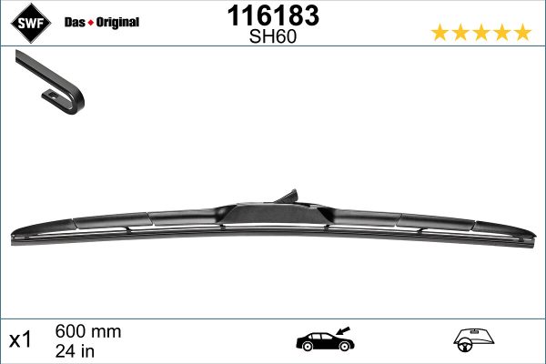 Lamela stergator -> CHEVROLET CRUZE Station Wagon (J308) 1.4 benzina 140 cai -> SWF 116183