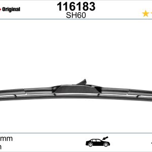 Lamela stergator -> CHEVROLET CRUZE (J300) 1.4 benzina 140 cai -> SWF 116183