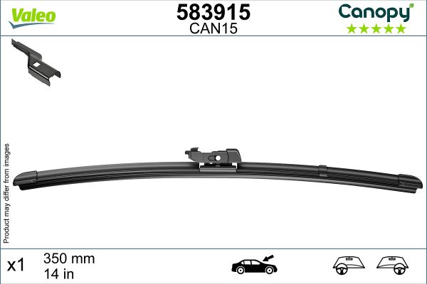 Lamela stergator -> CHEVROLET TRAX 1.4 LPG Benzina/Autogaz (GPL) 140 cai -> VALEO 583915