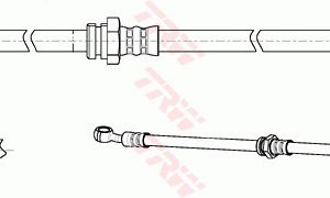 Furtun frana CHEVROLET LACETTI combi (J200) 1.6 LPG Benzina/Autogaz (GPL) 109 cai TRW PHD992