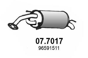 Toba esapament finala CHEVROLET MATIZ (M200, M250) 1.0 benzina 64 cai ASSO 07.7017