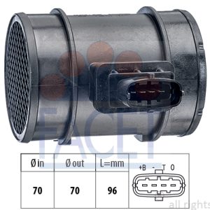 Senzor debit aer CHEVROLET LACETTI combi (J200) 2.0 D diesel 121 cai FACET 10.1276