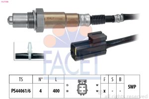Sonda Lambda CHEVROLET LACETTI combi (J200) 1.6 LPG Benzina/Autogaz (GPL) 109 cai FACET 10.7198