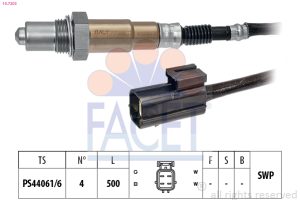 Sonda Lambda CHEVROLET MATIZ (M200, M250) 1.0 benzina 62 cai FACET 10.7203