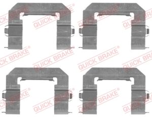 Set accesorii placute frana CHEVROLET CAPTIVA Van (C100) VCDi tractiune integrala diesel 150 cai QUICK BRAKE 109-1761