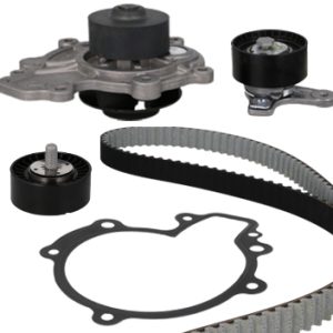 Set pompa apa + curea dintata CHEVROLET CAPTIVA Van (C100) VCDi tractiune integrala diesel 150 cai METELLI 30-1068-1