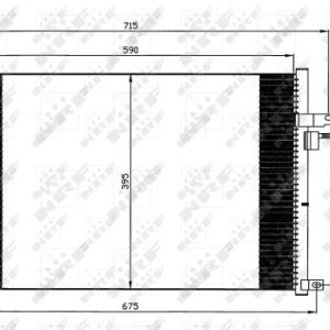 Condensator climatizare CHEVROLET NUBIRA combi 1.6 LPG Benzina/Autogaz (GPL) 109 cai NRF 35573