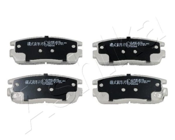 Placute frana CHEVROLET CAPTIVA Van (C100) VCDi diesel 126 cai ASHIKA 51-0W-W04